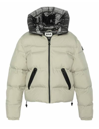 Doudoune courte à capuche SCHOTT BRITTANYW