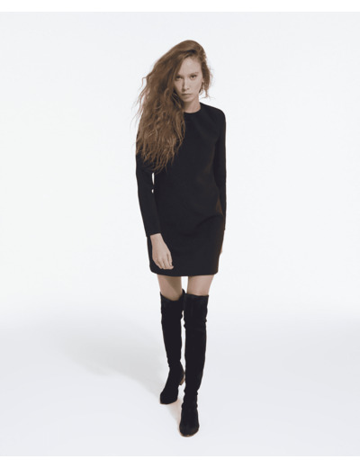 Robe Courte Dos Nu black