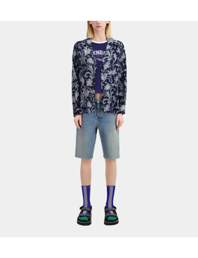 Chemise A Manches Longues navy