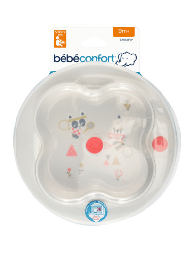 Assiette d'apprentissage avec Couvercle Sport