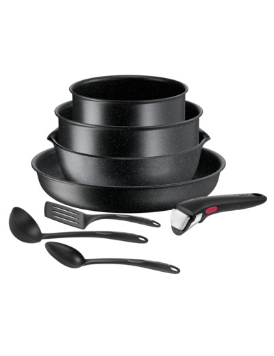 Tefal Ingenio Black Stone 8-piece Set