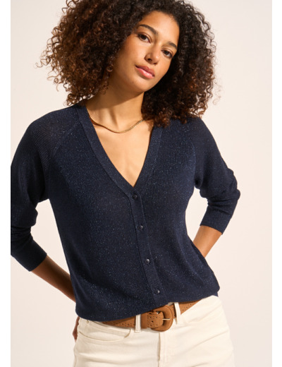 Gilet avec détails brillants