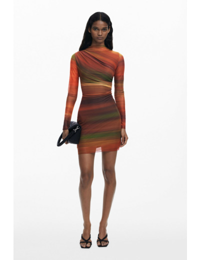 Robe À Manches Longues En Maille – Femme