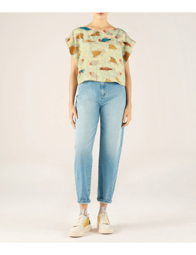 Blouse au clair de l eau