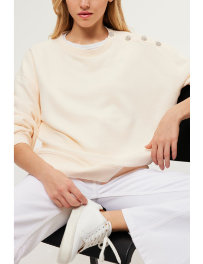 Sweatshirt bijoux - MARIBELLE