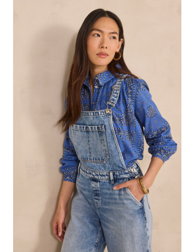 Salopette en denim RAPHAELLE