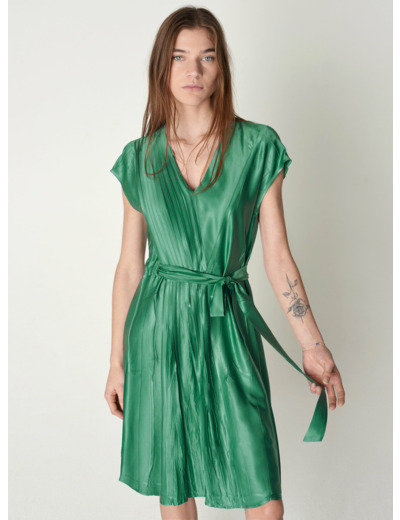 Robe garance emeraude