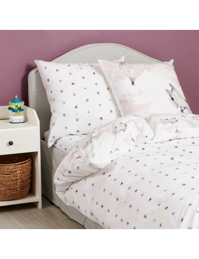 Housse de couette réversible enfant Voyage | Tradition des Vosges