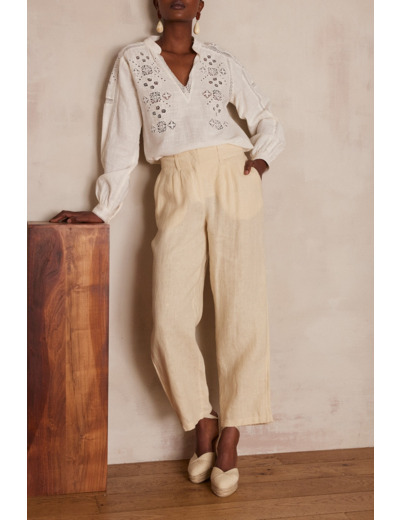 Pantalon BASTIEN en  LIN
