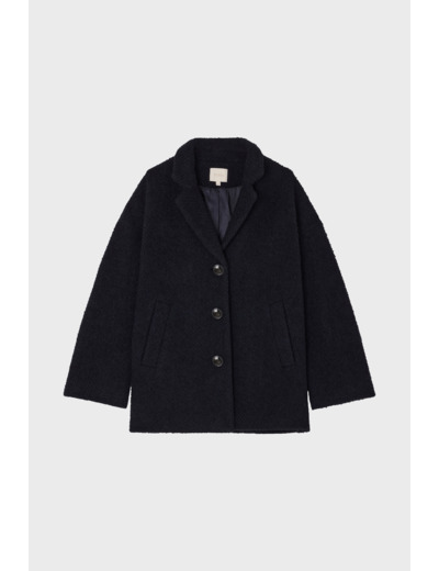 Manteau court en tweed lurex - LILA