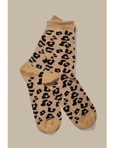 Chaussettes léopard adulte
