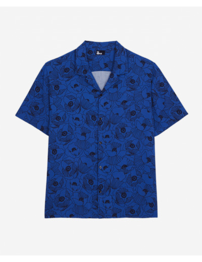 Chemise A Manches Courtes blue