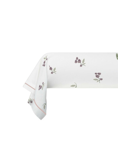 Taie de traversin Violette | Satin 120 fils | Tradition des Vosges