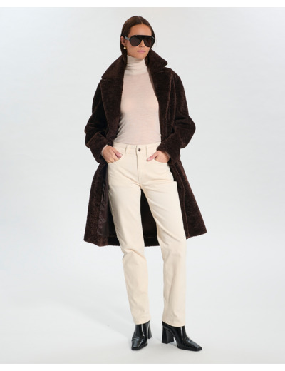 Manteau Mississippo Chocolat en Polyuréthane