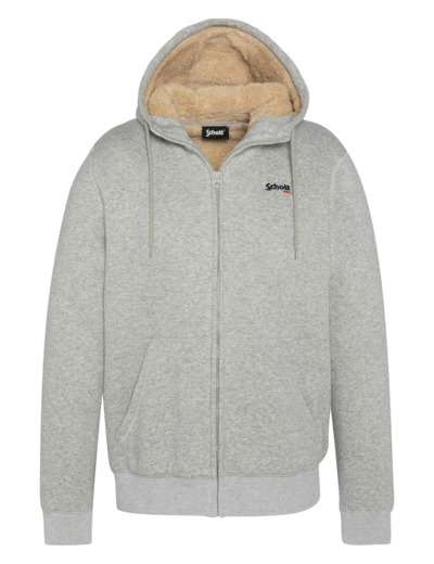 Sweatshirt zippé à capuche