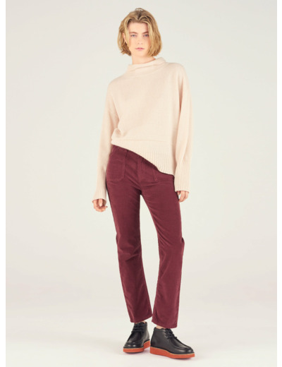 Jean aubergine