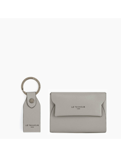 Coffret cadeau homme Justin en cuir lisse