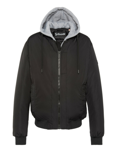 Blouson à capuche avec plastron amovible