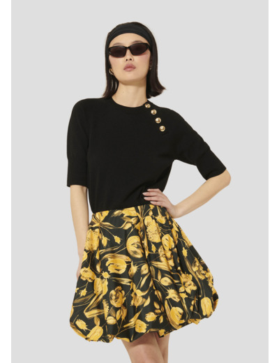 Pull Pastelle Noir en Polyester