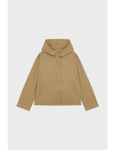 Parka courte à capuche en coton - SOLY