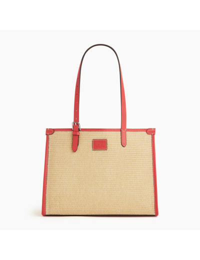 Sac cabas moyen modèle Camille Raphia