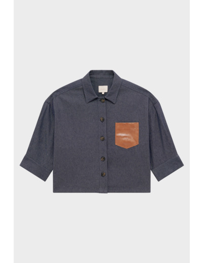 Surchemise en denim brut - ROSELANE