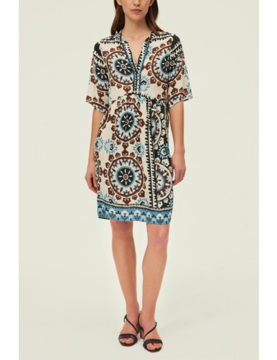 Robe courte imprimée - ELVA