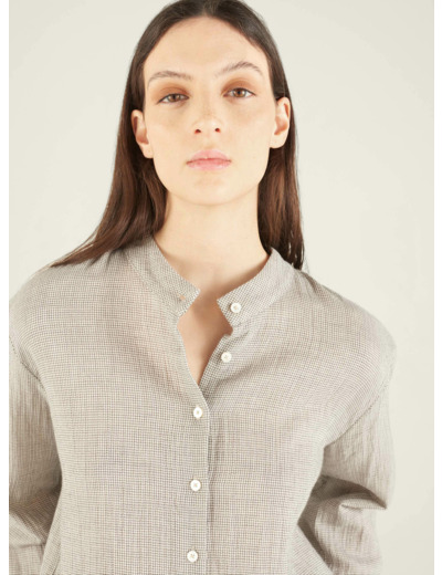 Chemise pied de poule