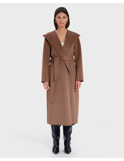 Manteau Mystere Camel en Laine