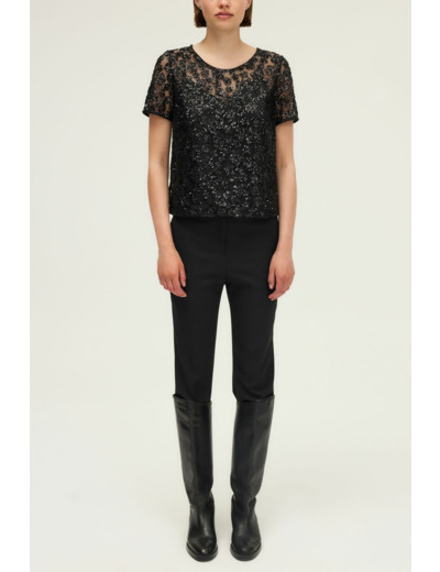 Top à fleurs en sequins - ALVY