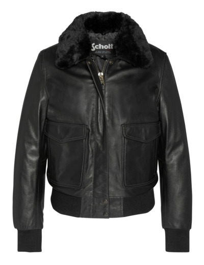 Blouson aviateur avec col en fausse fourrure amovible