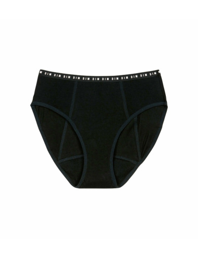Culotte de règles pour fille en coton bio Flux Moyen Noir My Protect