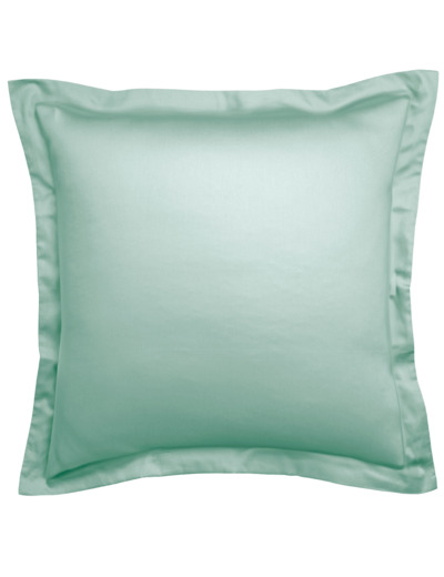 Taie d'oreiller Harmonie Satin de coton coloris Menthe