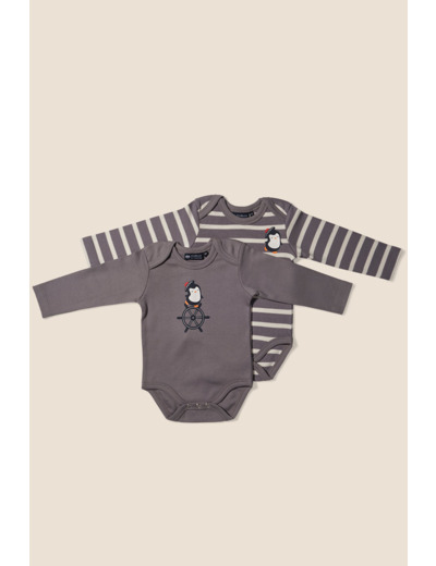 Lot de bodies mixte à manches longues Youyou