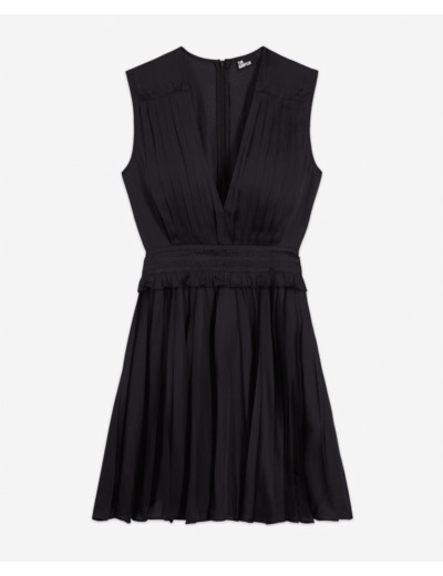 Robe Courte Plissée black