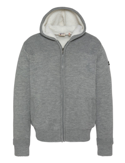 Gilet à capuche doublé sherpa