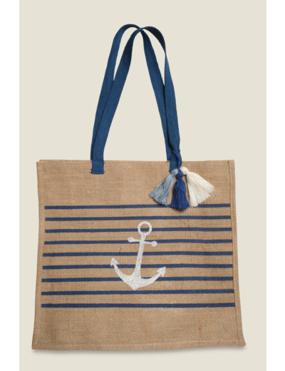 Sac cabas avec pompons Aussière