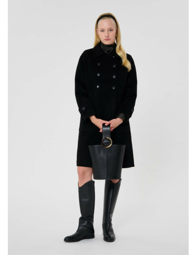 Manteau Maeline Noir en Laine