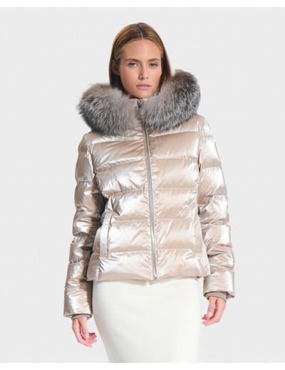 Doudoune Daly Marron glacé en Polyamide