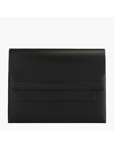 Pochette A4 Justin en cuir lisse