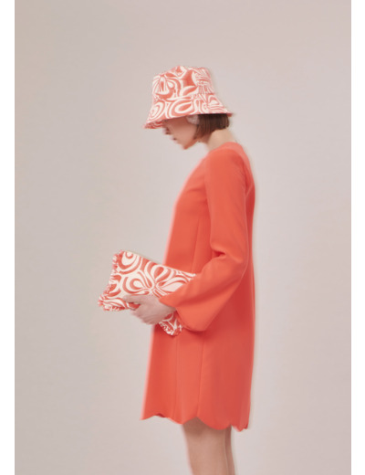 Robe Ruoda Corail en Polyester