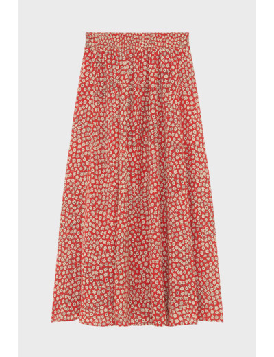Jupe midi imprimée - VALIA