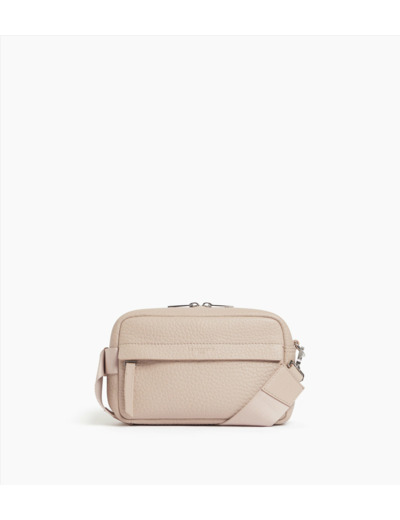 Petit sac bandoulière Noah en cuir grain buffle et cuir lisse