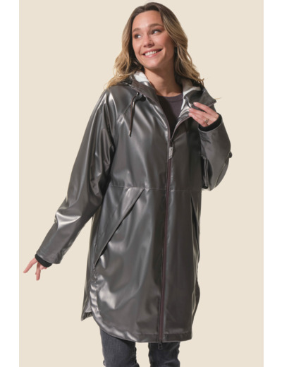 Ciré métallisé femme long doublé polaire Libona