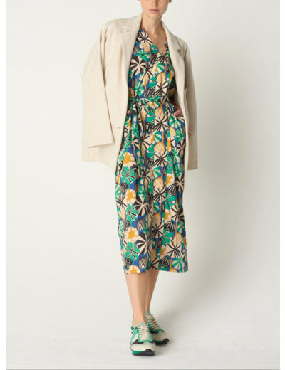 Robe janice bleu majorelle