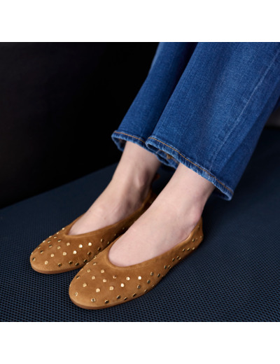 Ballerine Femme Marquise Camel