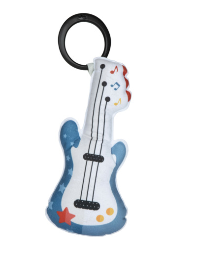 Guitare tissu Noir Et Blanc
