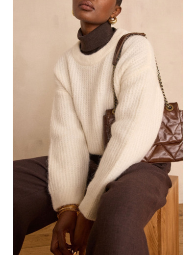 Pull en alpaga et laine BLOOM