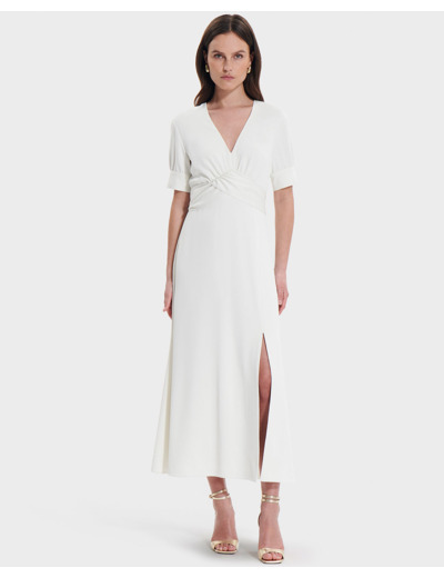Robe Roseau Ecru en Polyester