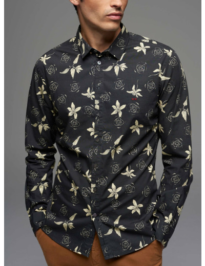 Chemise-slim black is black